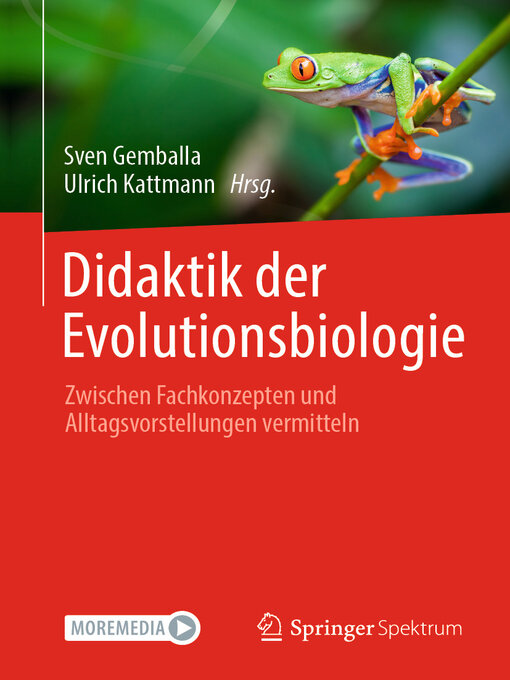 Title details for Didaktik der Evolutionsbiologie by Sven Gemballa - Available